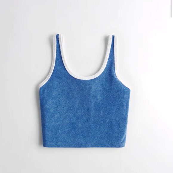 Hollister Terry Tank Blue XL - Picture 2 of 4